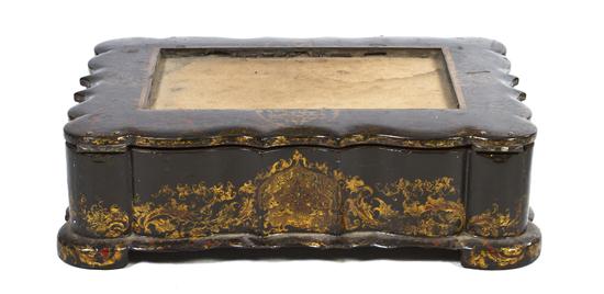 A Victorian Papier Mache Box having 1518c7
