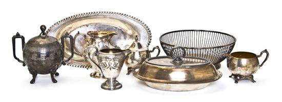 A Collection of Silverplate Serving