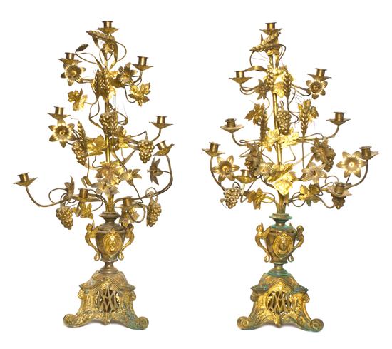 A Pair of Victorian Gilt Metal 151958