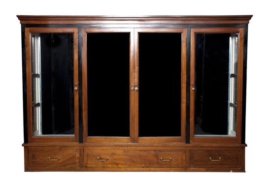 A Set of Three Display Cabinets