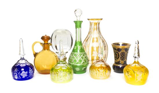 A Collection of Bohemian Glass