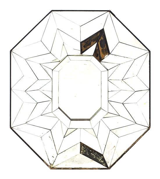 An Art Deco Style Mirror having