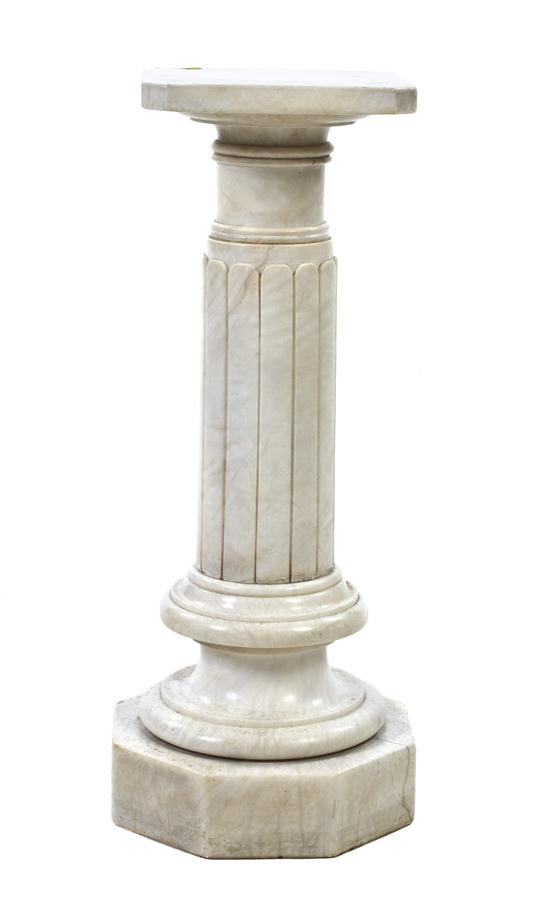A Continental Marble Column having 1519d1