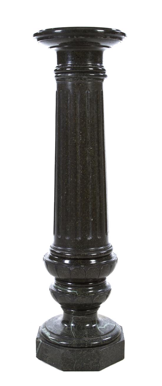 A Continental Marble Pedestal having