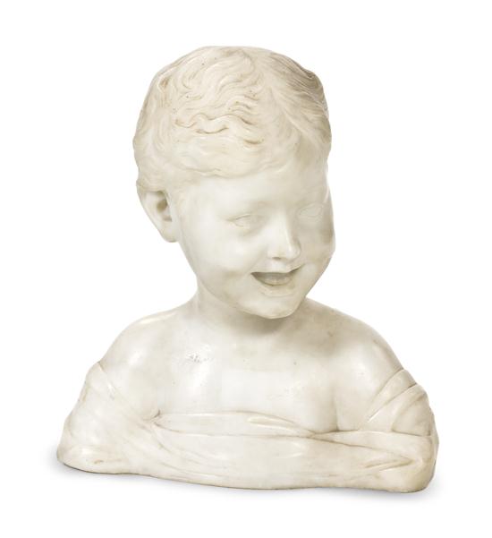 An Italian Alabaster Bust depicting