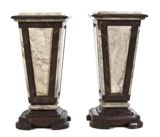 A Pair of Continental Marble Pedestals 1519f5