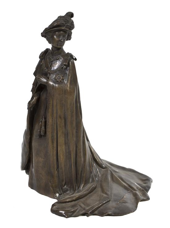 An English Bronze Figure Ronald van