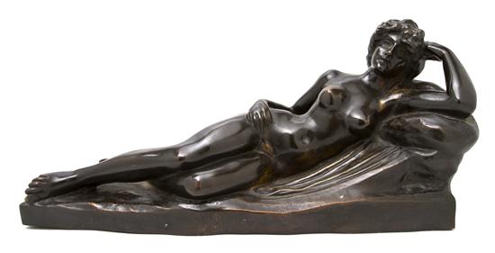 A Belgian Bronze Figure Lamleaux
