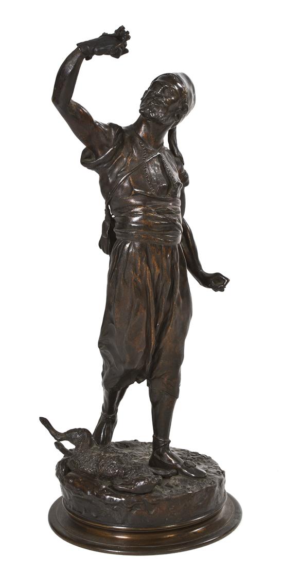 A French Bronze Figure after P.J.