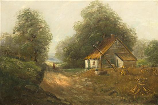Artist Unknown (19th century) Haystacks