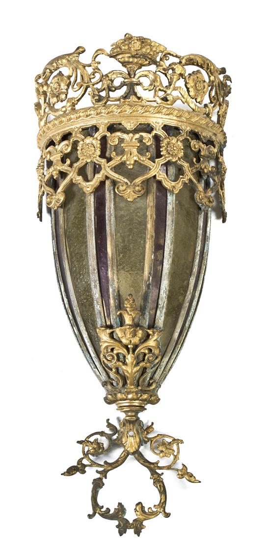 A Neoclassical Gilt Metal and Leaded