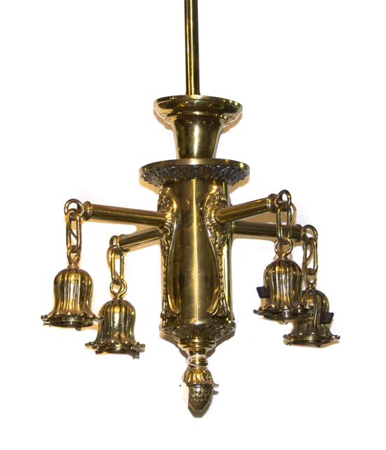 A Neoclassical Four Light Brass 151b05