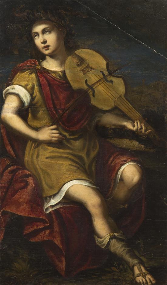 Italian School (19th century) Violinist