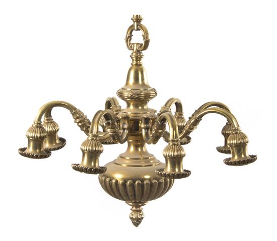 A Bronze Neoclassical Eight Light 151b43