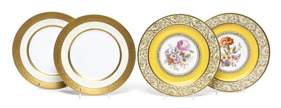 A Set of Six Bavarian Service Plates