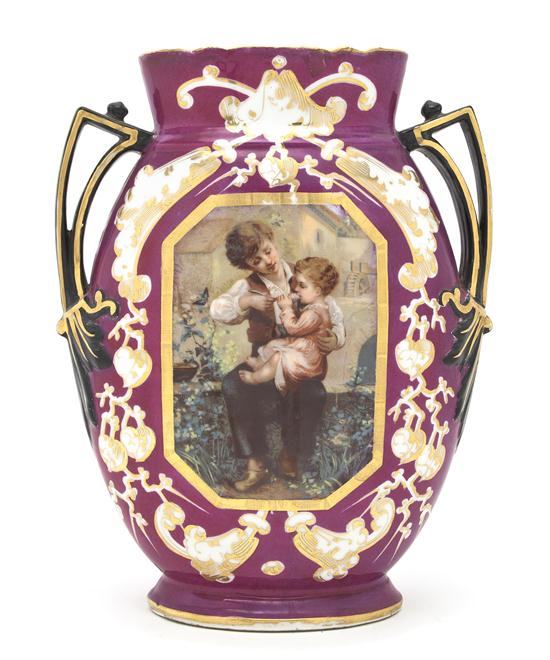 A Continental Porcelain Vase of 151b88