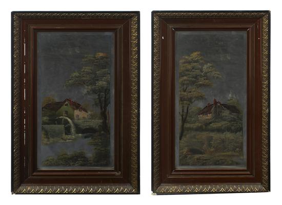 A Pair of Painted Mirrors each 151b8c