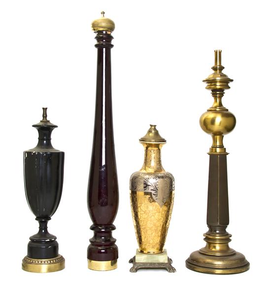 A Collection of Three Table Lamps