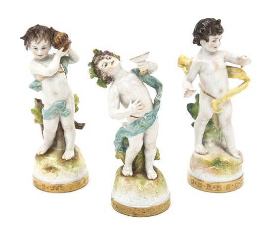 Three German Porcelain Figures