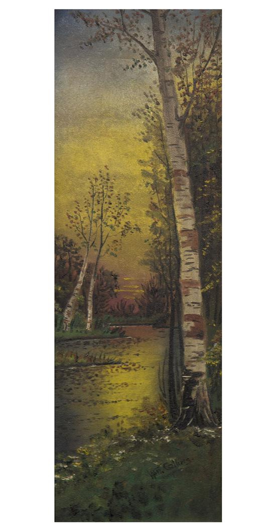 W.T. Collins (20th century) Birches