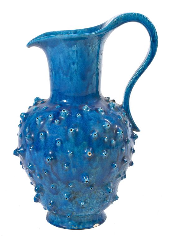 A French Ceramic Oversized Ewer