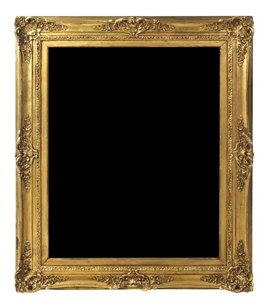 A Victorian Style Giltwood Mirror