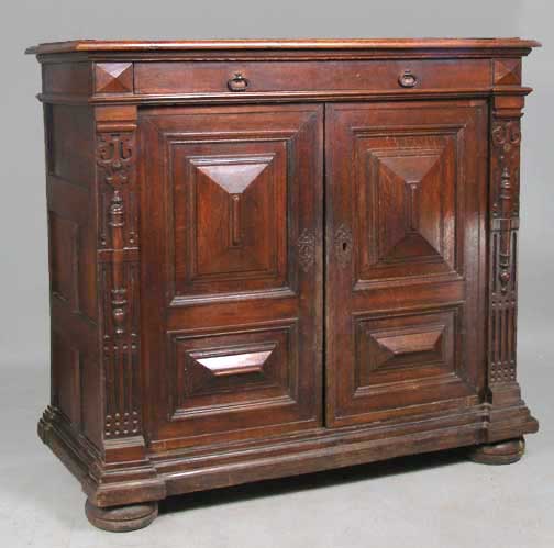 A French Louis XIV Oak Buffet circa