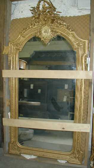A Louis XVI Style Gilt Framed Overmantel 151ca4