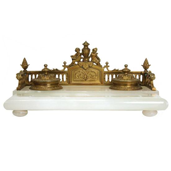 A French Louis XVI Style Gilt Bronze