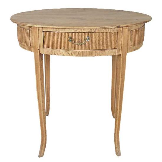 A Danish Gustavian Elm Oval Side 151d10