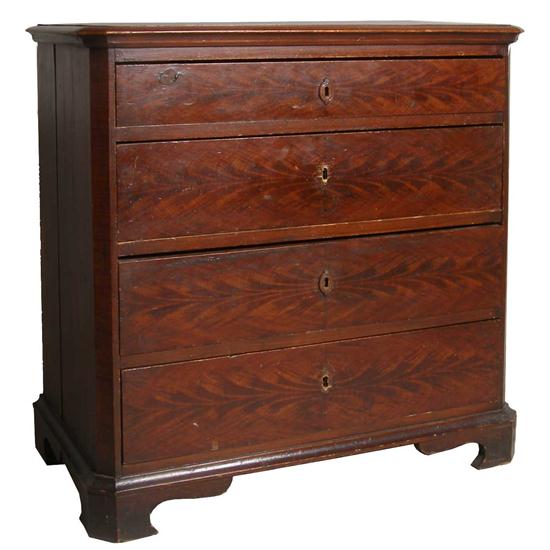 A Danish Empire Pine Chest of Drawers