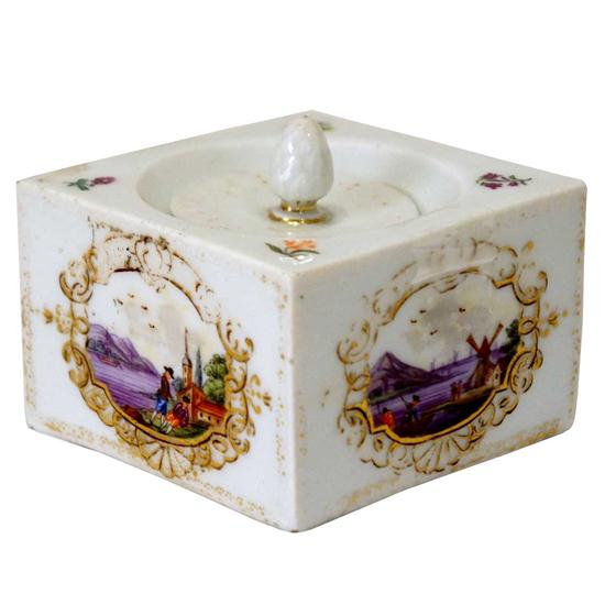 A Meissen Porcelain Square Ink 151d62