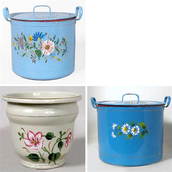 Three Czechoslovakian Enamelware