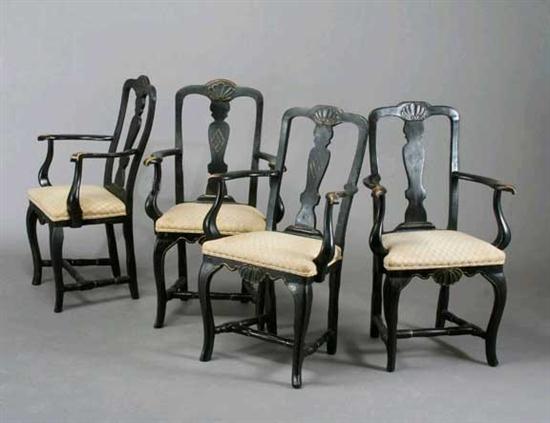 A Set of Four Scandinavian Rococo 151d90