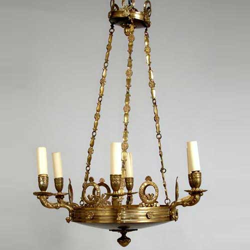 A Scandinavian Empire Style Brass