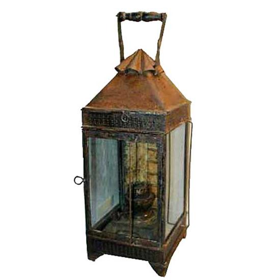 A Tole Ware Railroad Kerosene Lantern 151da8