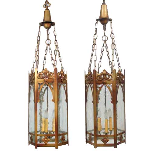 Two American Gothic Revival Brass 151df4