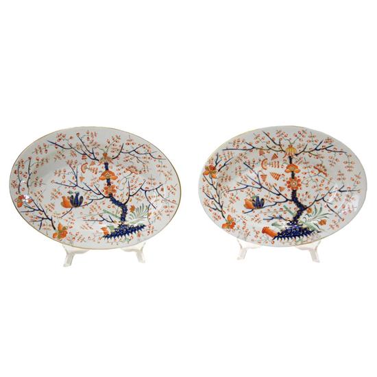 A Pair of English Crown Derby Porcelain