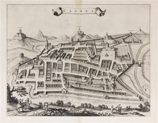 * (MAP) BLAEU JOANNES Cesena. Engraved