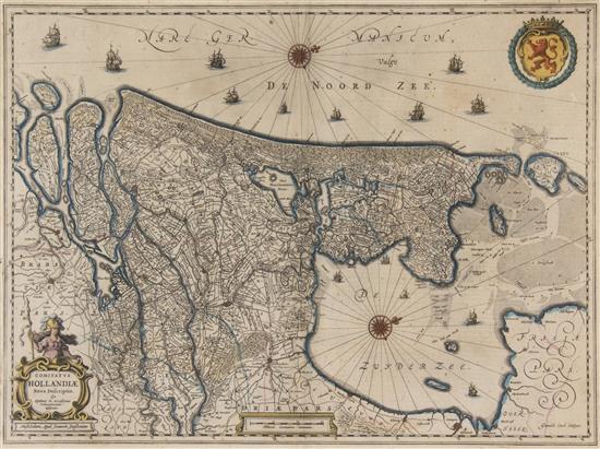 (MAP) JANSSON JAN [Comitatus Hollandiae