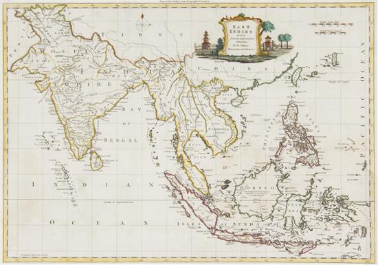 * (MAP) KITCHEN THOMAS East Indies.