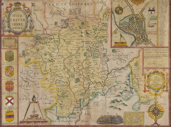 (MAP) SPEEDE JOHN Worcestershire