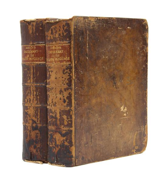 JOHNSON SAMUEL Dictionary of the 1545ab