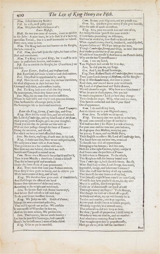 SHAKESPEARE WILLIAM A group of 1545bb