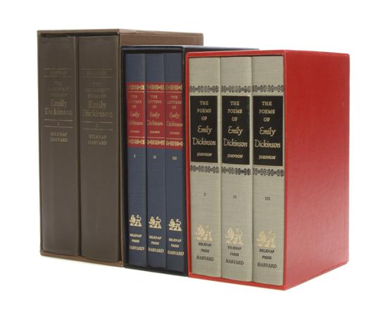 (DICKINSON EMILY) Three sets of bibliographical