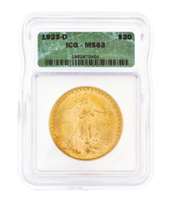  A 1923 D U S 20 St Gaudens 1546e4