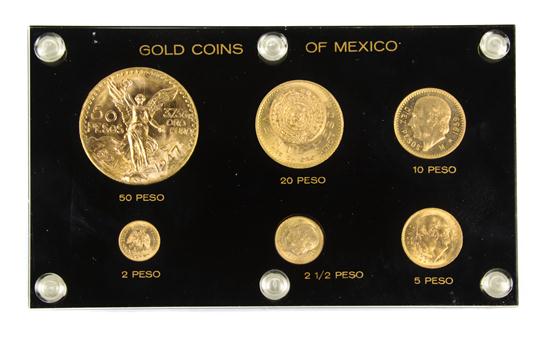  An Assembled Set of Mexican Uncirculated 1546e6