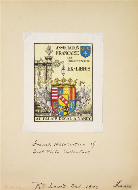 (BOOKPLATES) A large collection of original