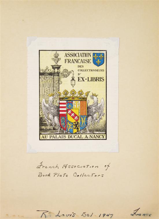 (BOOKPLATES) A large collection