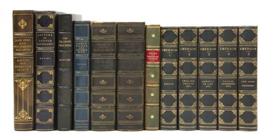 (BINDINGS) A group of 12 volumes